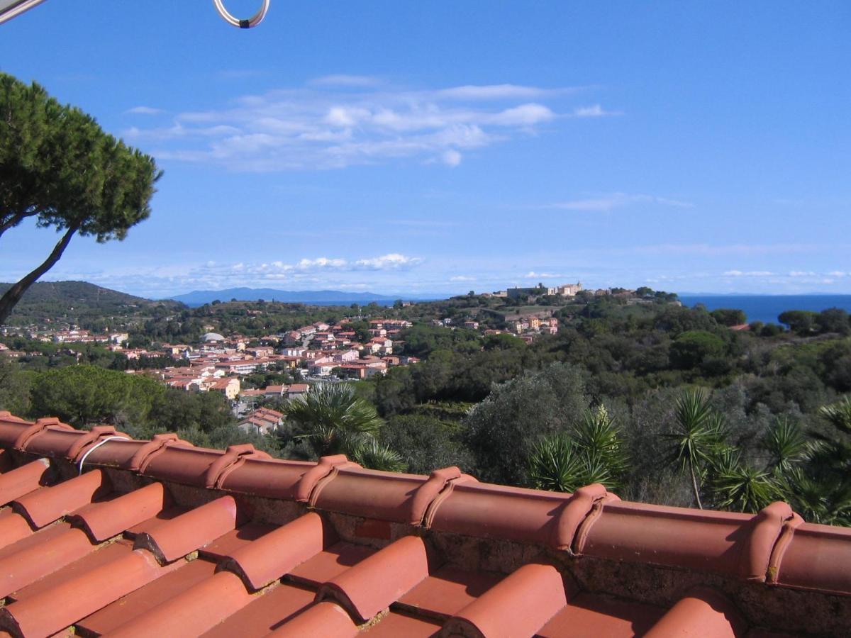 Studio-Appartment In Landhaus Mit Meerblick Porto Azzurro Exteriér fotografie