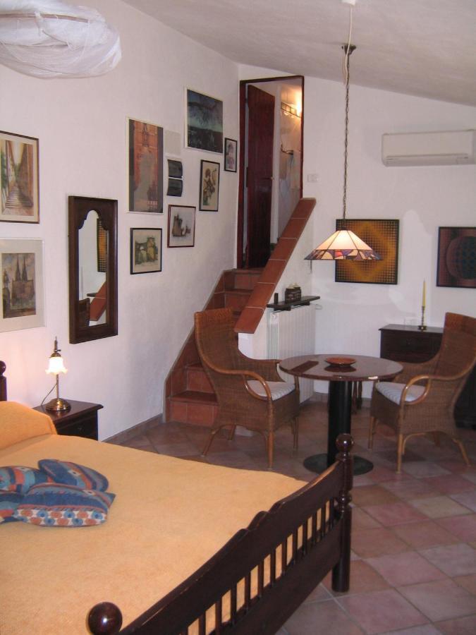 Studio-Appartment In Landhaus Mit Meerblick Porto Azzurro Exteriér fotografie
