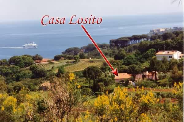 Studio-Appartment In Landhaus Mit Meerblick Porto Azzurro Exteriér fotografie